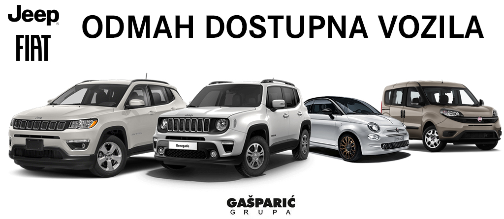 Fiat i Jeep odmah dostupna vozila